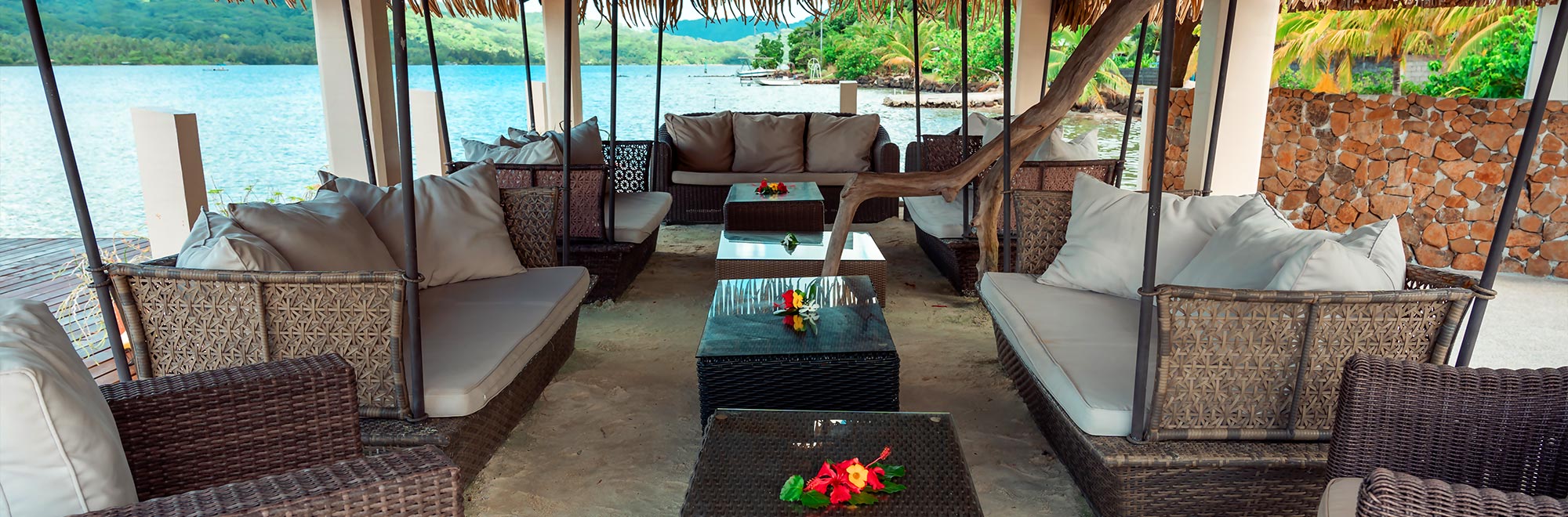 Pension Hibiscus de Taha'a Salon Pension Hibiscus de Taha'a Salon